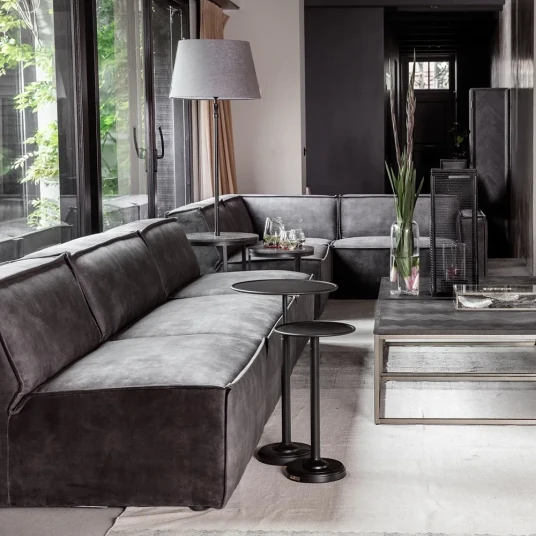 Riviera Maison The Jagger Midtmodul 125 cm velvet I grimaldi grey