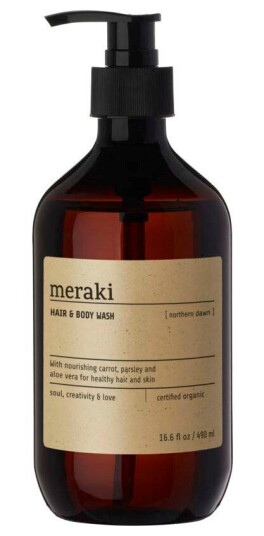 Meraki Northern Dawn Kroppssåpe 490 ml med Frisk Appelsin og Sedertre Meraki Northern Dawn Kroppssåpe 490 ml med Frisk Appelsin og Sedertre