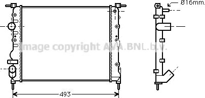PRASCO RTA2271 Radiator motorkjøling