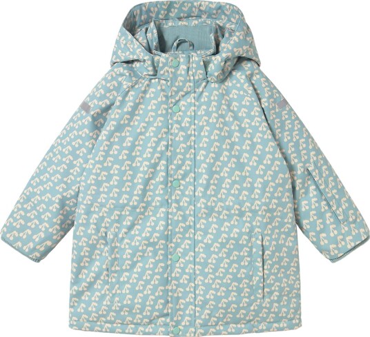 Tiny Cottons Vinterjakke   Kirsebær   Warm Grey   Tiny Cottons   8 år (128)   Vinterjakke Blå Hvit