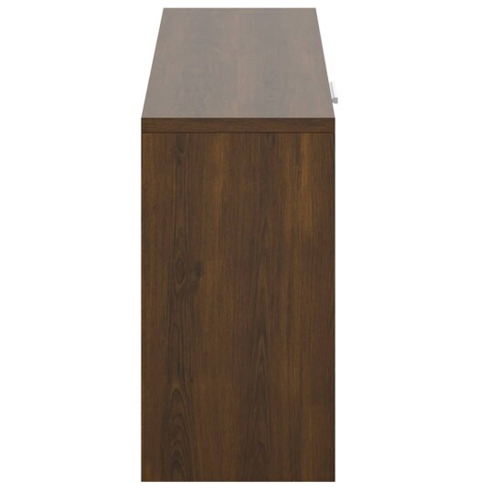 vidaXL Skobenk brun eik 80x24x45 cm konstruert tre vidaXL Skobenk brun eik 80x24x45 cm konstruert tre