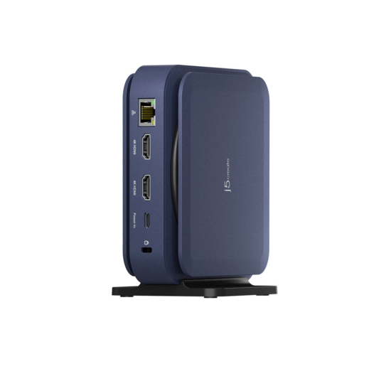 j5create USB C dokkingstasjon med Dual 4K HDMI