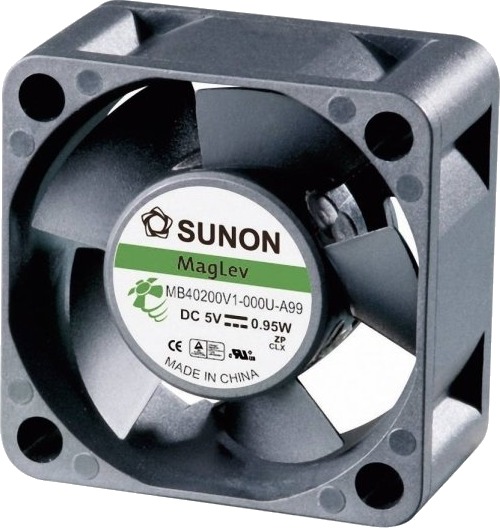 Sunon Mf40200v2-1000U-A99 Aksialvifte 5 V/Dc 13,08 M³/H (L X B X H) 40 X 40 X 20 Mm