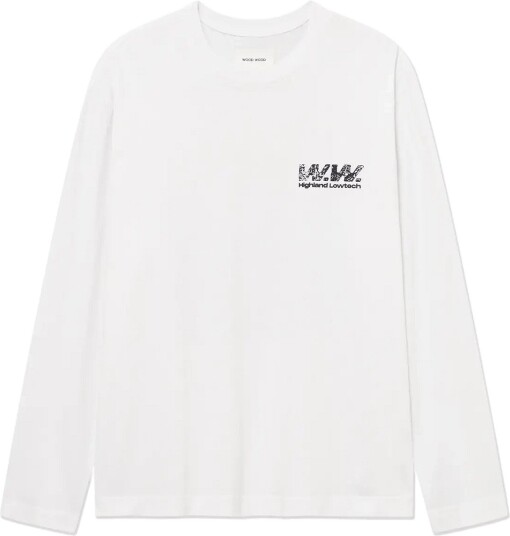 WOOD WOOD Wwryan 160Bpm Ls Tee 25220 White XXL
