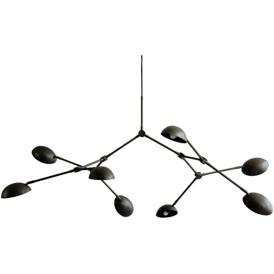 Drop Lysekrone Bronsefarget