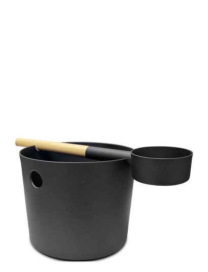 KOLO Bucket + Ladle Black One Size KOLO Bucket + Ladle Black One Size