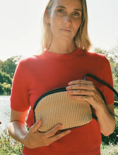 DAY ET Day Woven Straw Cross Body Beige 