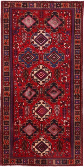 Orientalsk teppe Hamedan 289 x 145 cm Orientalsk teppe Hamedan 289 x 145 cm