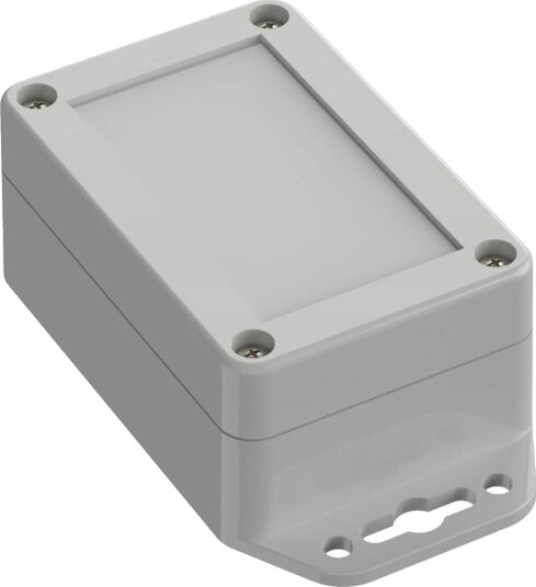 Tru Components TC 10860420 Flensskap 90 × 60 × 39,9 mm Polykarbonat Lysegrå