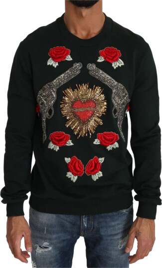 Dolce & Gabbana Herre Gensere & Hettegensere Grønn XL,