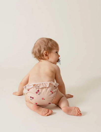Imse Vimse Swim Diaper Xxl 13-17 Kg, Cherry Frill - Pink - XXL 13/17KG
