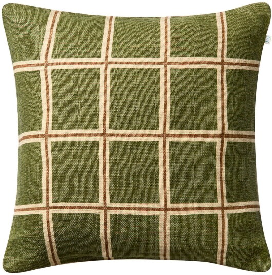 Chhatwal & Jonsson Raha putetrekk 50x50 cm Cactus green taupe