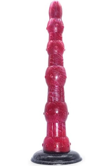 Pink Alien Diamondback Dildo 36,8 cm