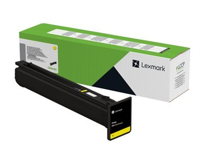 Lexmark - Gul - Original - Boks - Tonerpatron Lccp Lrp - For Lexmark Cx833se