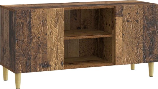 TV skap 102 x 34,5 x 50 cm Gammelt tre Konstruert tre TV skap 102 x 34,5 x 50 cm Gammelt tre Konstruert tre