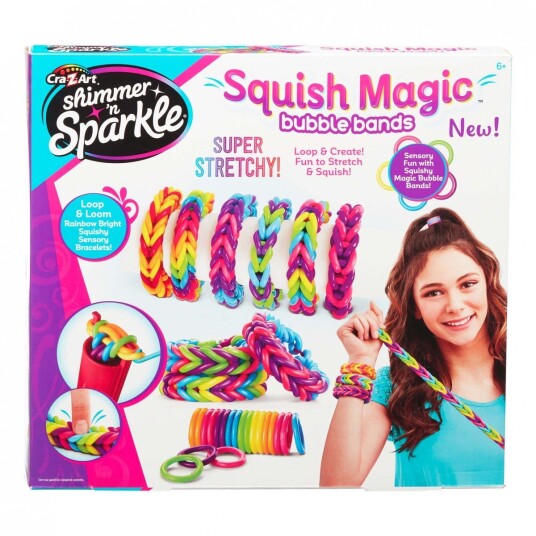 Shimmer'n Sparkle Squish Magic Bubble Bands Shimmer'n Sparkle Squish Magic Bubble Bands