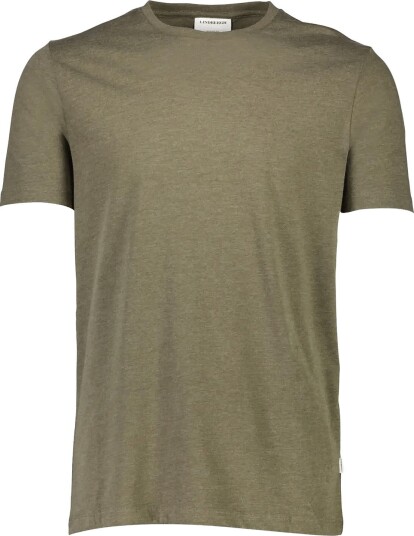 Lindbergh Basic Tee S/S DK ARMY MEL L