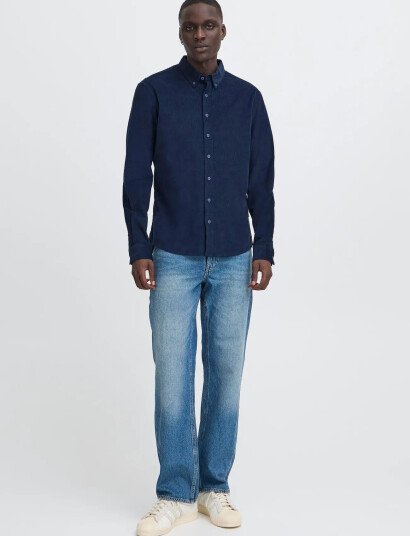 Blend Bhbekir Shirt - Navy - S Blend Bhbekir Shirt - Navy - S
