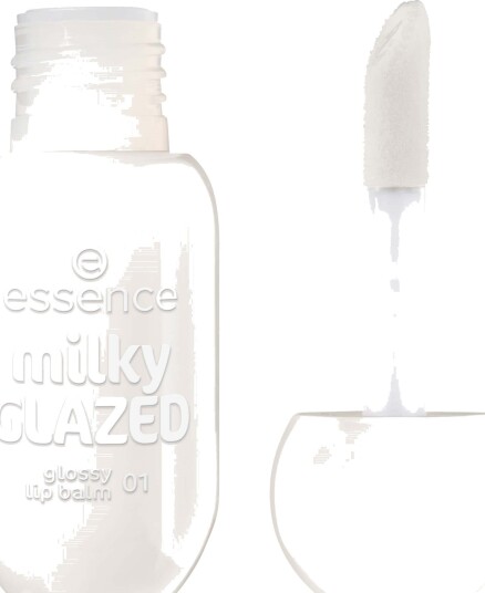 essence Milky Glazed Glossy Lip Balm 01 Sheeriously Creamy