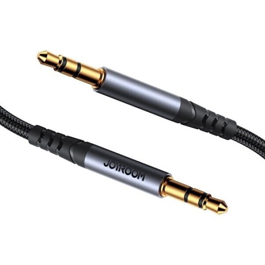 Joyroom 3,5 mm Stereokabel AUX 1,2 m Svart