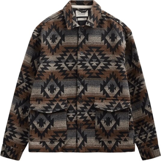 Anerkjendt Akotto Inka Overshirt Brown L Anerkjendt Akotto Inka Overshirt Brown L