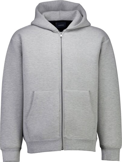 Lindbergh Minimal Zip Hoodie Grey XL