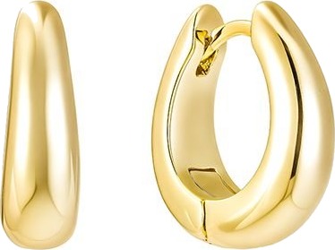 Makeup Mekka Luxe Chunky Huggie Hoops Gold Makeup Mekka Luxe Chunky Huggie Hoops Gold
