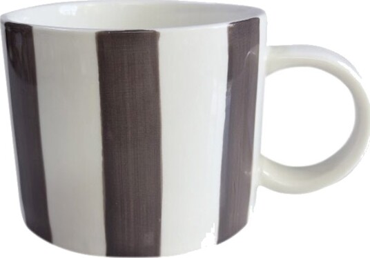 Seasons Fall Collection Krus 28cm Stående Striper Burgunder