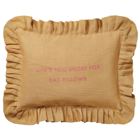 Pick A Poppy Quote Putetrekk 30x40 cm Harvest Yellow Pick A Poppy Quote Putetrekk 30x40 cm Harvest Yellow
