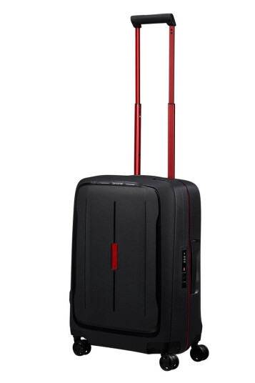 Samsonite ESSENS™ hard Kabin koffert 55 cm 4 hjul Charcoal/Red Samsonite ESSENS™ hard Kabin koffert 55 cm 4 hjul Charcoal/Red