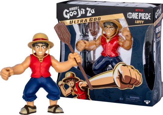 Goo Jit Zu Ultra Goo One Piece Luffy Figur 11 cm - Plast Goo Jit Zu Ultra Goo One Piece Luffy Figur 11 cm - Plast