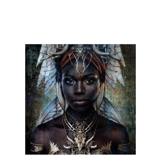Artwood THE GIRL FROM NUBA fototavle 100x100 Aluminium Artwood THE GIRL FROM NUBA fototavle 100x100 Aluminium