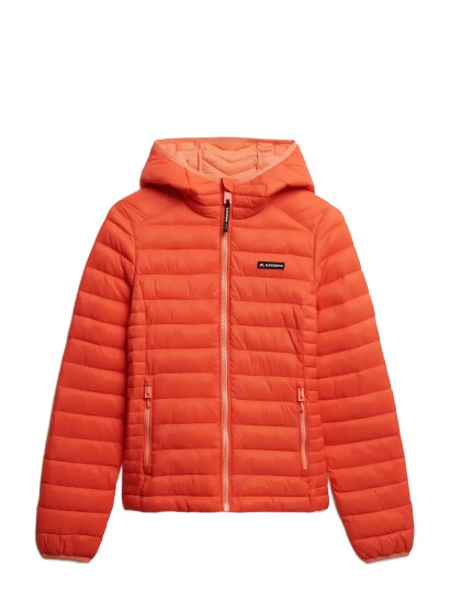 Superdry Sport Hooded Fuji Lite Padded Jacket - Orange - XS Superdry Sport Hooded Fuji Lite Padded Jacket - Orange - XS