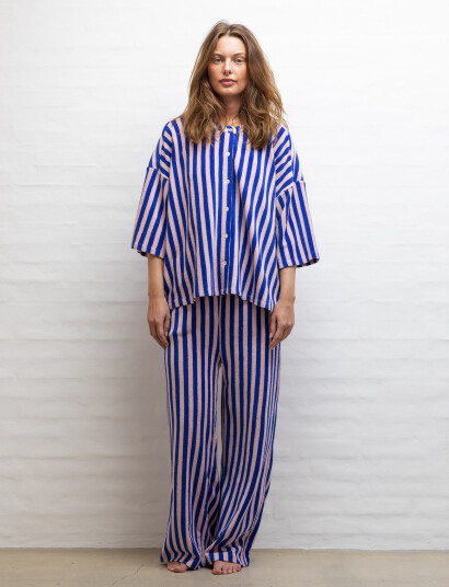 Bongusta Naram Oversized Shirt - Blue - ONE SIZE