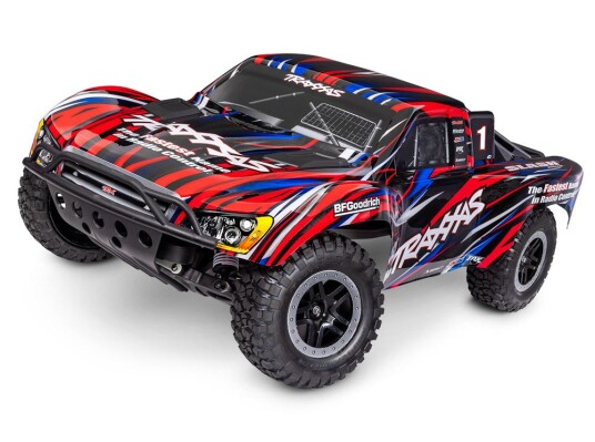 Traxxas 583344 Slash 2WD 1/10 RTR TQ EHD Red Clipless BL-2S