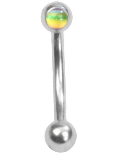 Utgått Rainbow 1.2 x 8 mm Øyenbrynspiercing