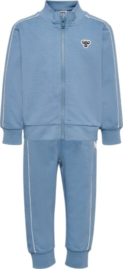 Hummel Hmlmini Co Reg Track Suit Blue 68 Hummel Hmlmini Co Reg Track Suit Blue 68