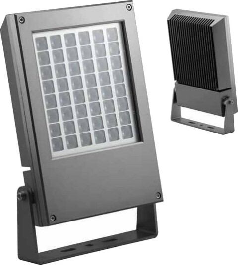 Ottawa Lyskaster 60W LED  Sølvgrå