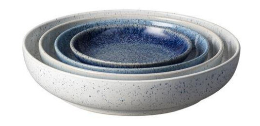 Denby  Studio Blue skåler mix 4 deler