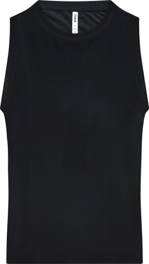 2XU Form Soft Jersey Relaxed Tank   BLACK/WHITE   XL