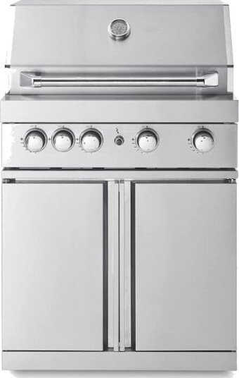 Frittstående Gassgrill Myoutdoorkitchen Stainless Collection med 4 Brennere og Infravarme