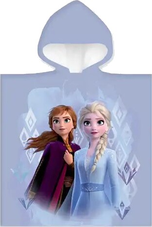 Licens Badeponcho - håndklær til barn - Frozen Disney - 50x100 cm - 100% bomull