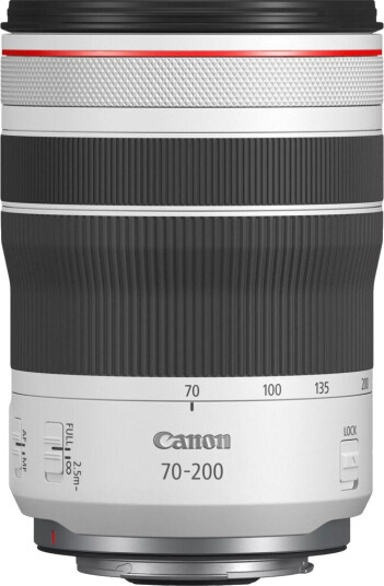 Canon RF 70-200mm F4 L IS USM Zoomobjektiv, Hvit - Allværsbeskyttelse Canon RF 70-200mm F4 L IS USM Zoomobjektiv, Hvit - Allværsbeskyttelse