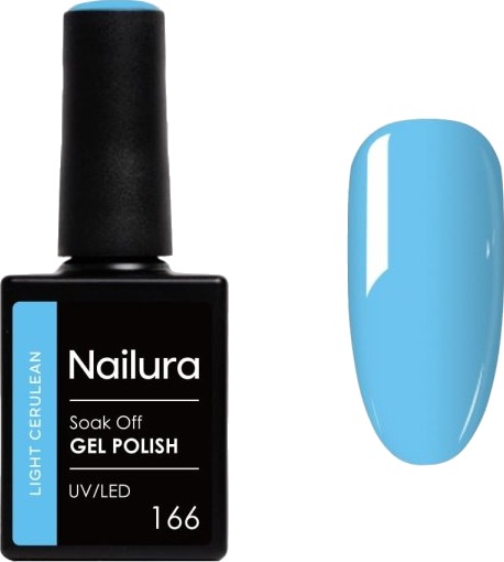 Nailura Gelpolish 166 – Light Cerulean – 10 ml