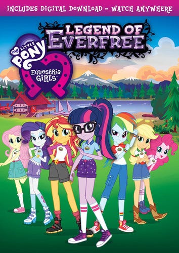 My Little Pony: Equestria Girls  Legend Everfree DVD