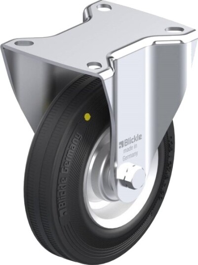 Blickle 56259 B-V 125R-El Fast Hjul - Hjuldiameter 125 Mm, Bæreevne (Maks.) 100 Kg - 1 Stk Blickle 56259 B-V 125R-El Fast Hjul - Hjuldiameter 125 Mm, Bæreevne (Maks.) 100 Kg - 1 Stk