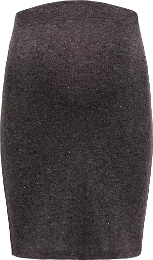 Only Maternity Olmamalie Embellish Hw Mini Skirt Jrs BLACK COFFEE L