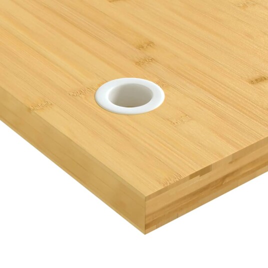 vidaXL Skrivebordsplate 110x55x4 cm bambus