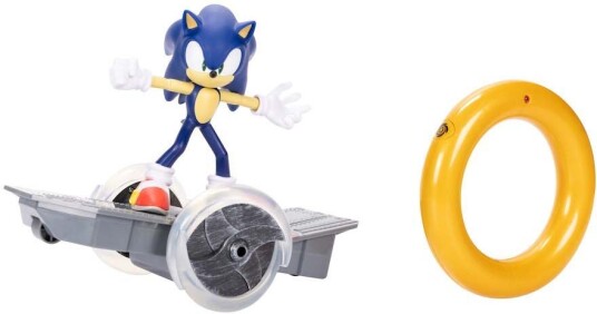 Sonic Radiostyrt Skateboard med Figur - 15cm Skate R/C Lekesett