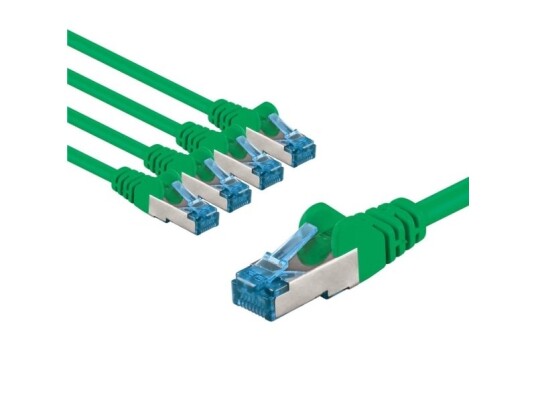 Goobay 69363 1 M Cat6a S/Ftp S-Stp Rj-45 Rj-45 Grønn